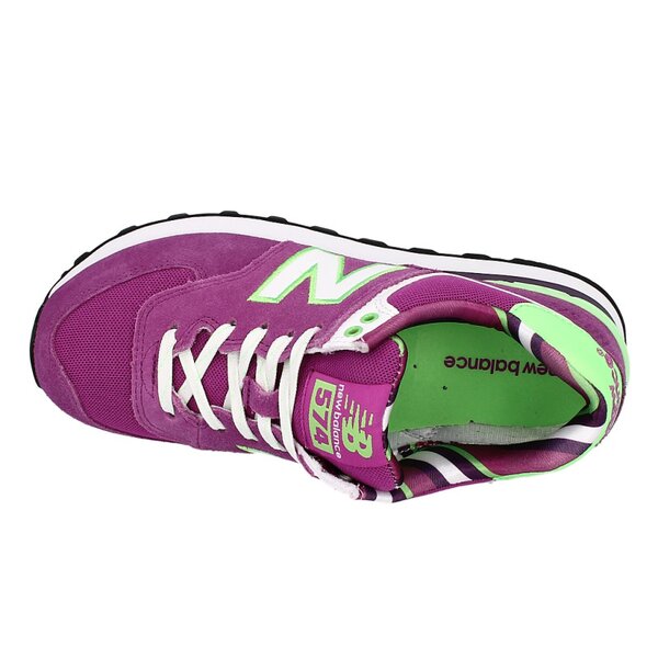 NEW BALANCE WL574  wl574yck kolor fioletowy