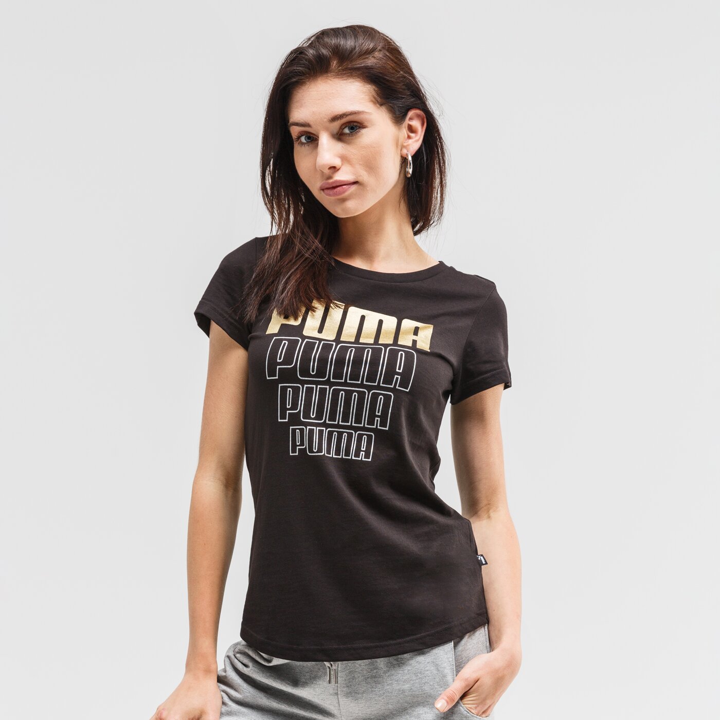 Koszulka damska PUMA T-SHIRT REBEL GRAPHIC 581307 51 kolor czarny