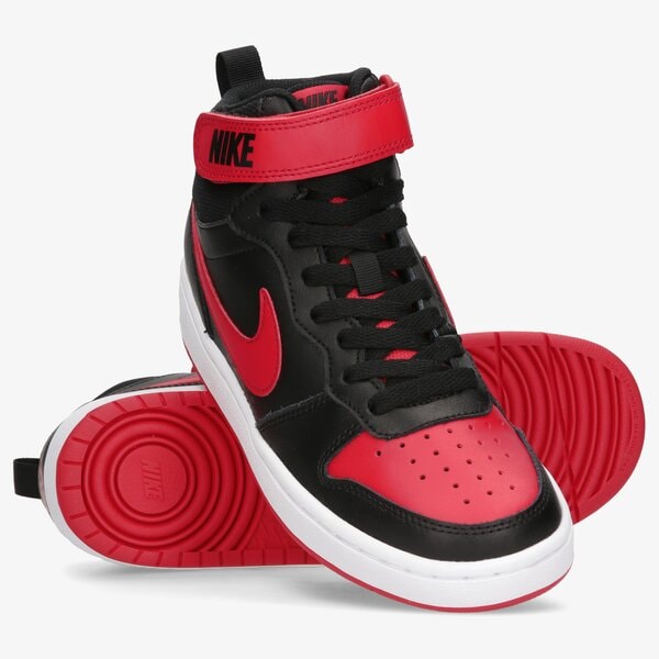 Buty dziecięce NIKE COURT BOROUGH MID 2 cd7782-003 kolor czarny