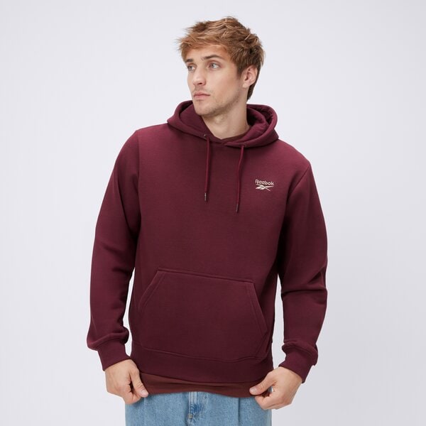 Bluza męska REEBOK BLUZA Z KAPTUREM RANDY rk25110mgm100050 kolor bordowy