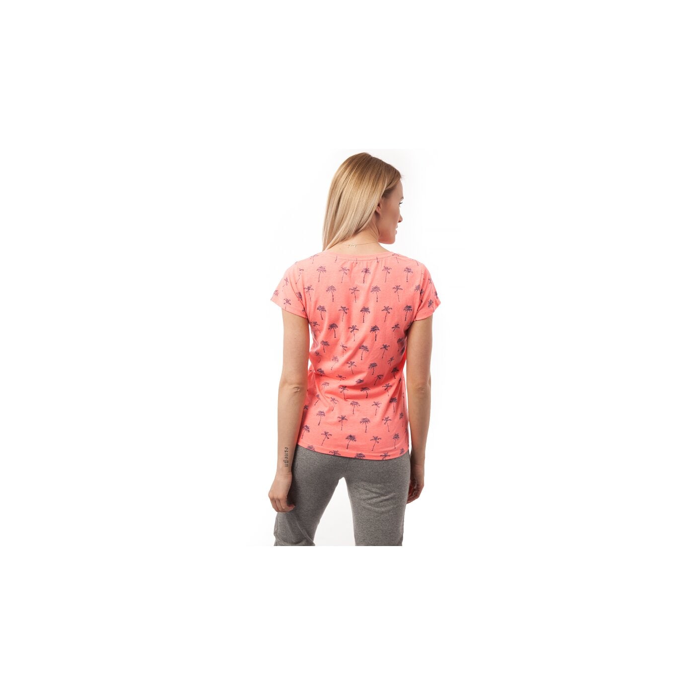 Koszulka damska FEEWEAR T-SHIRT MALIBU fw15tsd07001 kolor różowy