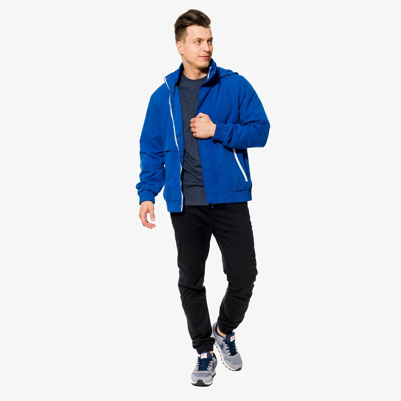 Kurtka przejściowa męska LOTTO KURTKA KESTREL lo18kum20001 kolor niebieski