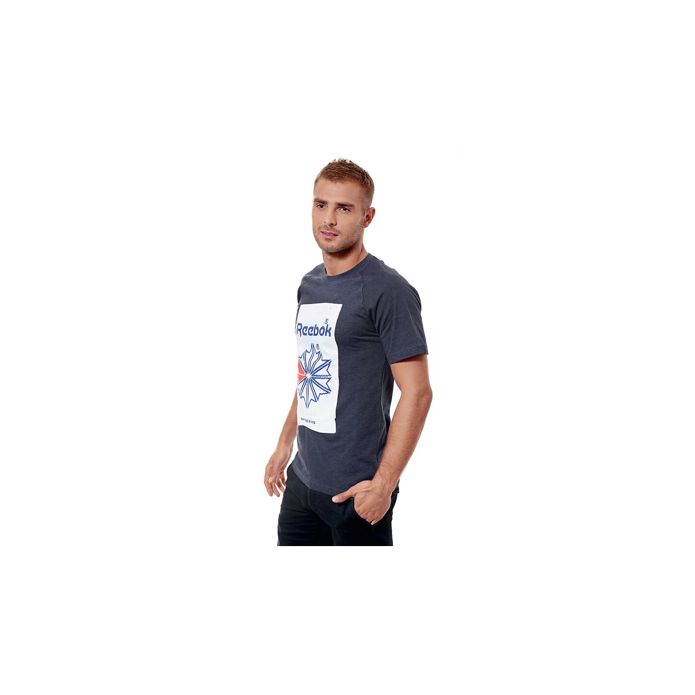 Koszulka męska REEBOK T-SHIRT PHOTOPR GR TEE z91877 kolor granatowy