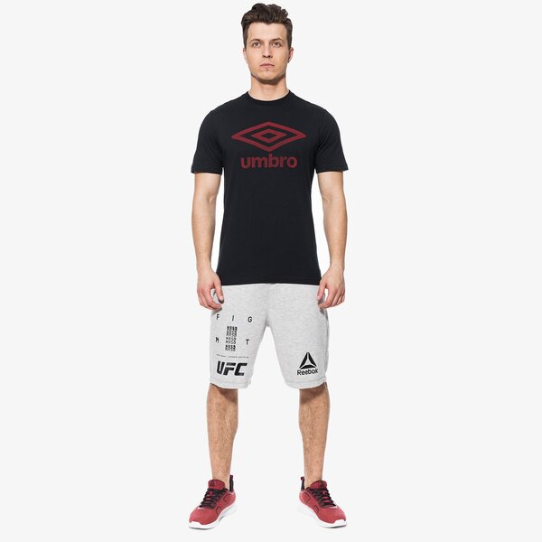 Koszulka męska UMBRO T-SHIRT SS STUBBLE PRINT GRAPHIC 64854u060 kolor czarny
