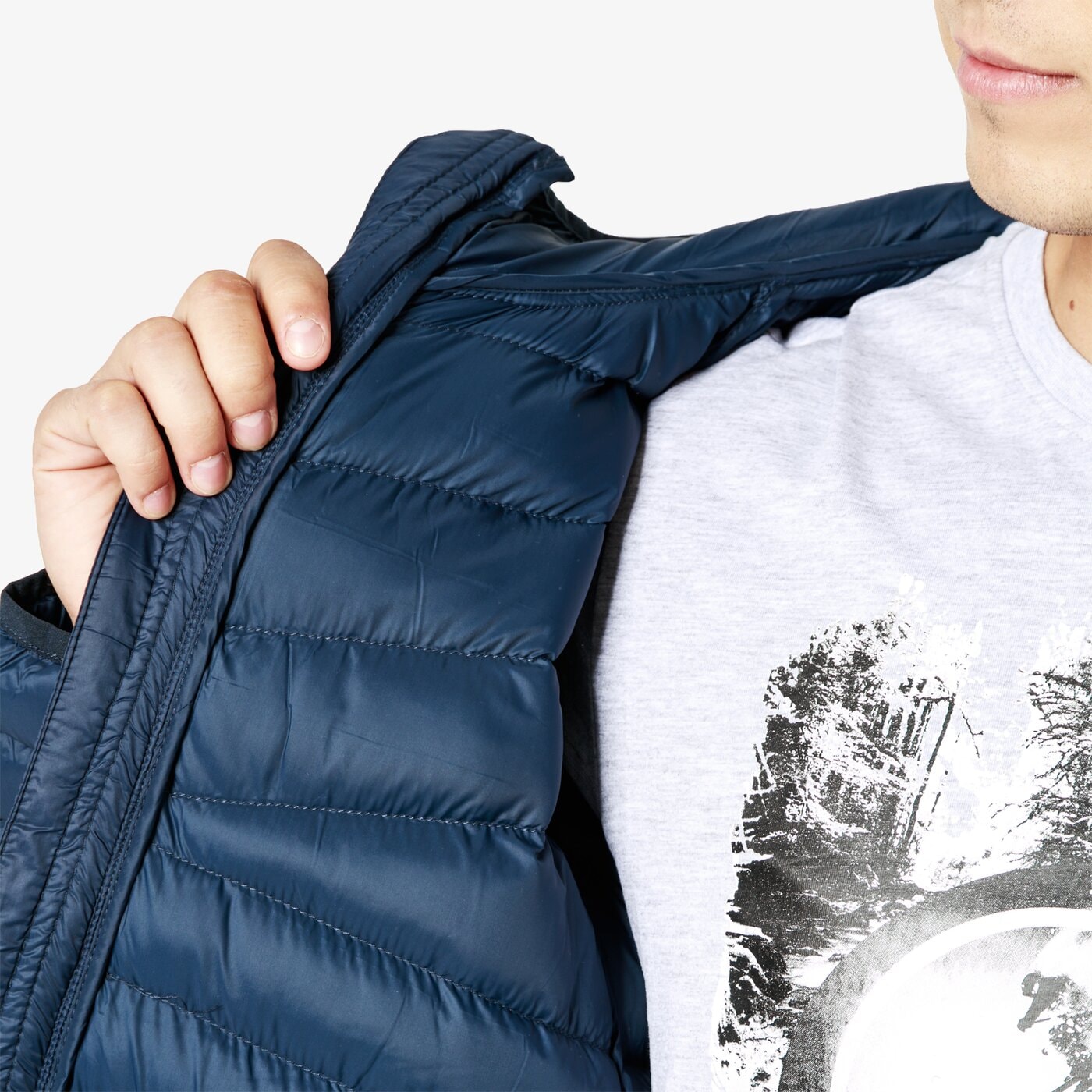 Kurtka zimowa męska UMBRO KURTKA STEEL ul38kum20002 kolor granatowy