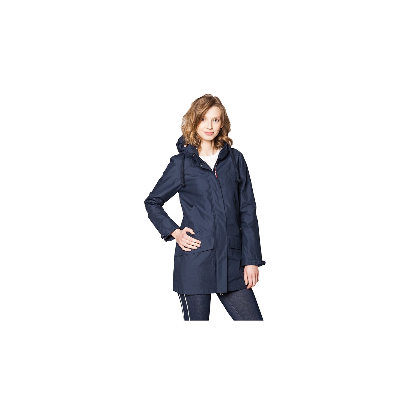 Granatowa kurtka parka Feewear