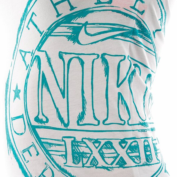 Koszulka damska NIKE T-SHIRT NIKE MIDNIGHT DEEP VNECK 459589100 kolor biały