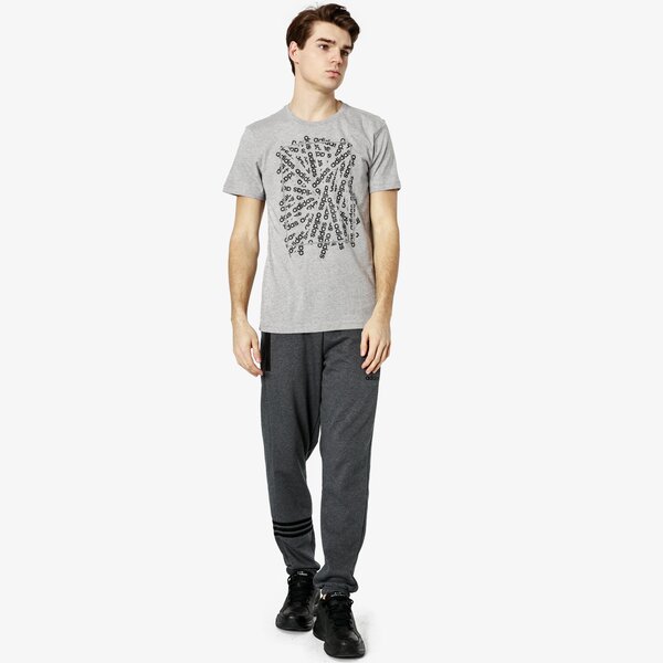 Koszulka męska ADIDAS T-SHIRT SS E LIN SCATTER T dv3047 kolor szary