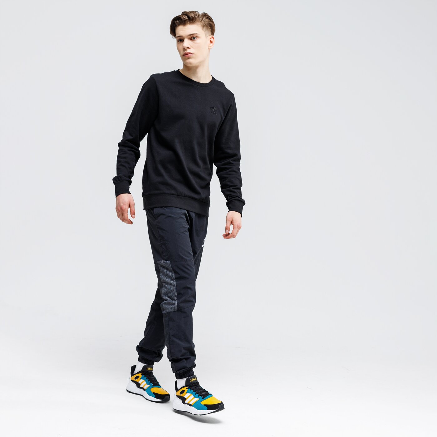 Bluza męska UMBRO BLUZA FLENO ul120blm44001 kolor czarny