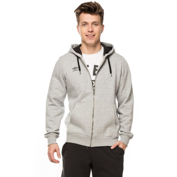 Bluza męska UMBRO BLUZA HOODED FULL ZIP 63167u263 kolor szary