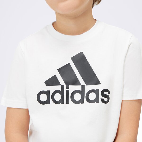 Koszulka dziecięca ADIDAS T-SHIRT U BL ib1670 kolor biały