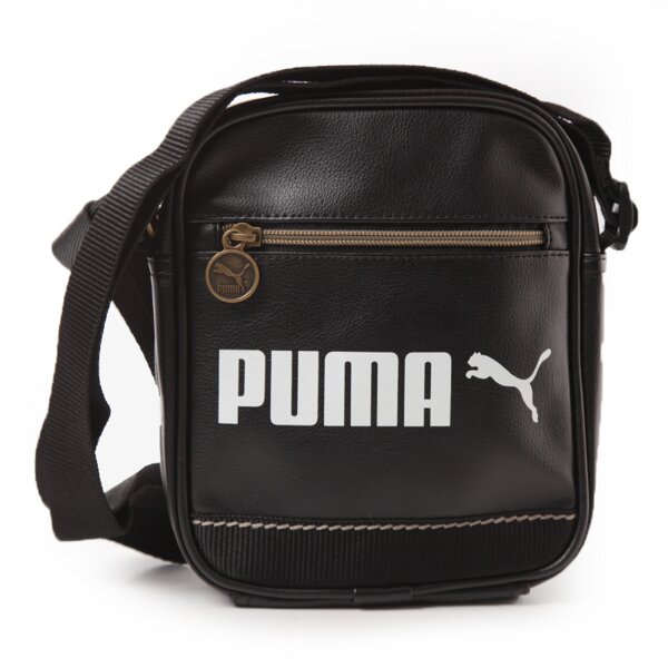 Torba sportowa damska PUMA TOREBKA CAMPUS PORTABLE BLACK 7263101 kolor czarny