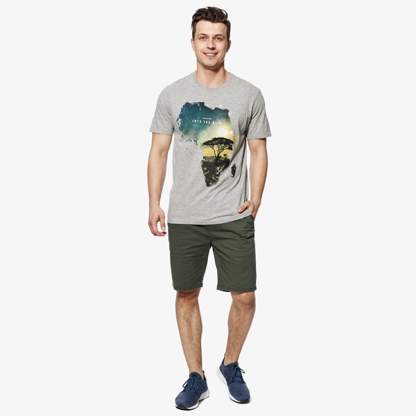Koszulka męska FEEWEAR T-SHIRT SS AFRICA fw18tsm43001 kolor szary