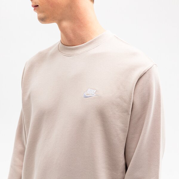 Bluza męska NIKE BLUZA SPORTSWEAR CLUB bv2666-236 kolor beżowy