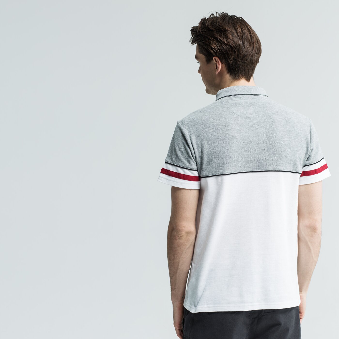 Koszulka polo męska UMBRO POLO TENGO ul19pom03001 kolor biały