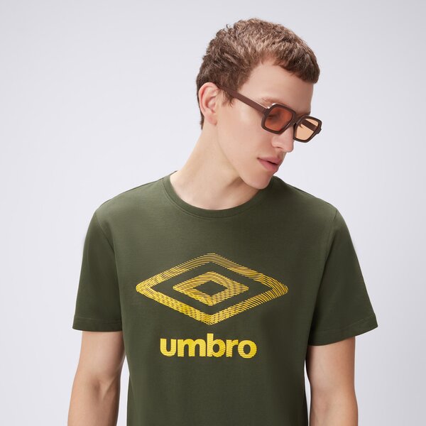 Koszulka męska UMBRO T-SHIRT UMBRO GRAPHICS GREEN ul325tsm02006 kolor khaki