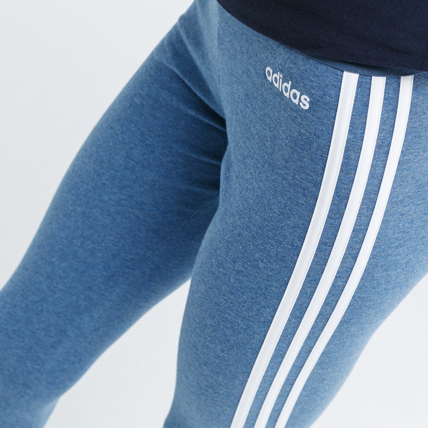 Spodnie dresowe damskie ADIDAS LEGGINGS W E 3S ei0770 kolor niebieski
