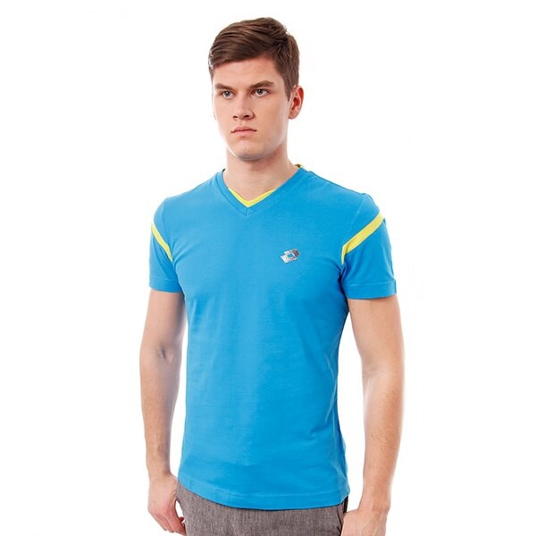Koszulka męska LOTTO T-SHIRT TYLER VN q8974 kolor niebieski