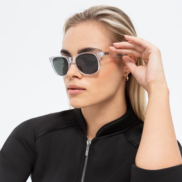 Okulary przeciwsłoneczne damskie VANS OKULARY MN SPICOLI 4 SHADES vn000lc0clr1 kolor biały