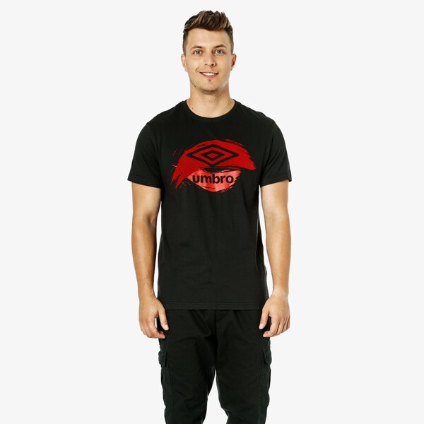 Koszulka męska UMBRO T-SHIRT SS STALWART ul38tsm38002 kolor czarny