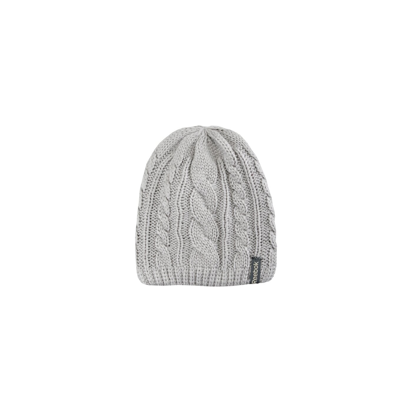 Czapka zimowa damska REEBOK CZAPKA Z BI CABLE HAT TIN GREY w36768 kolor szary