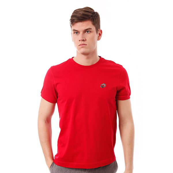 Koszulka męska LOTTO T-SHIRT TYLER BS q8968 kolor czerwony