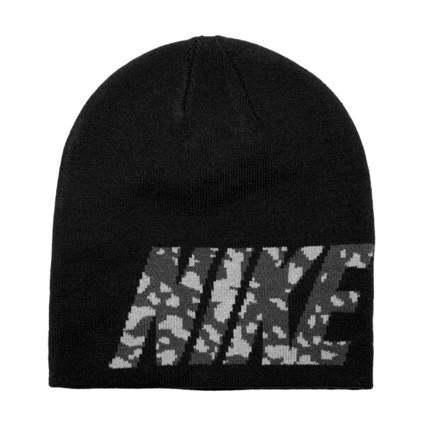 Czapka zimowa damska NIKE CZAPKA ZIMOWA NSW CAMO SPILL BEANIE 688768011 kolor czarny