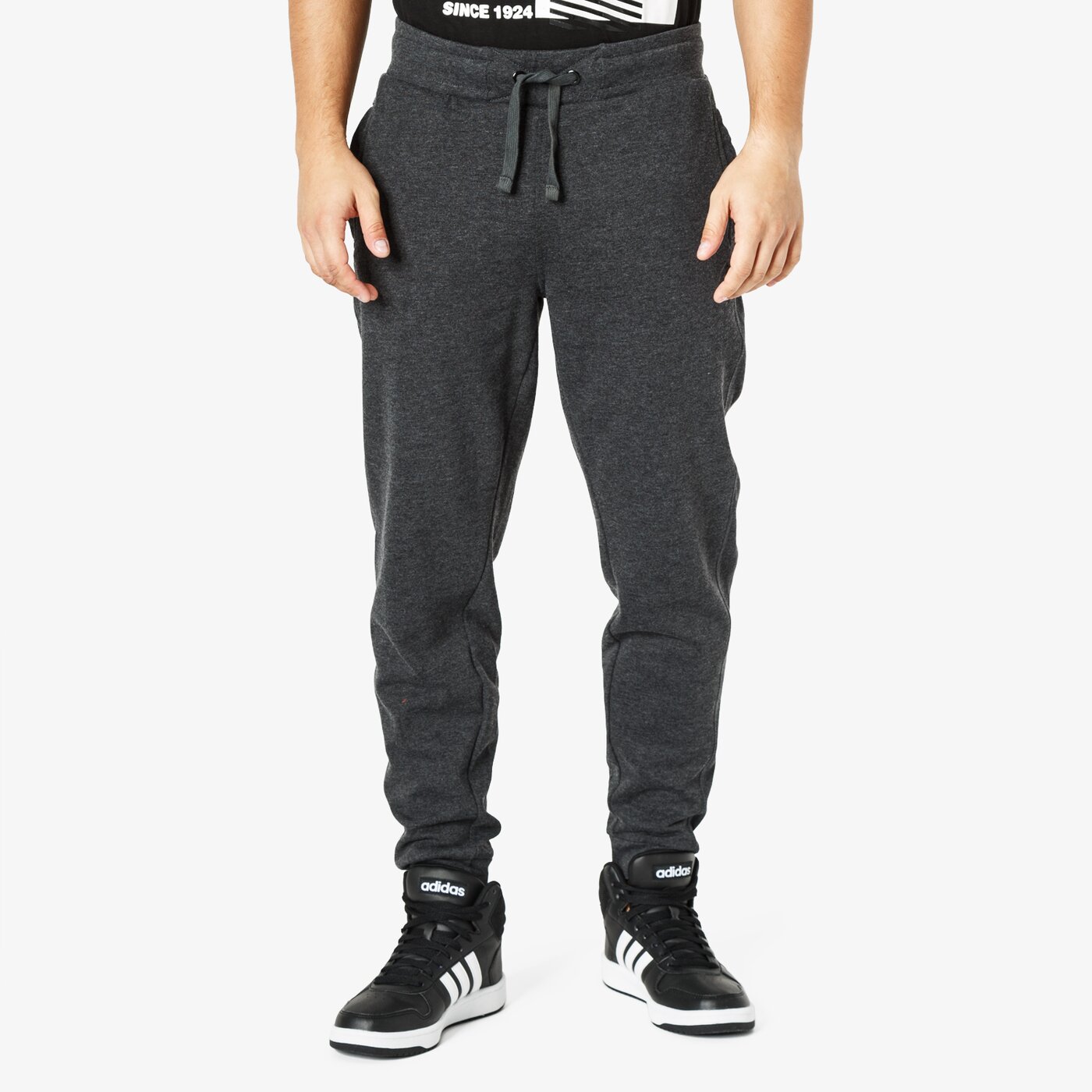 Spodnie dresowe męskie LOTTO SPODNIE PHOBOS lo38spm07002 kolor szary