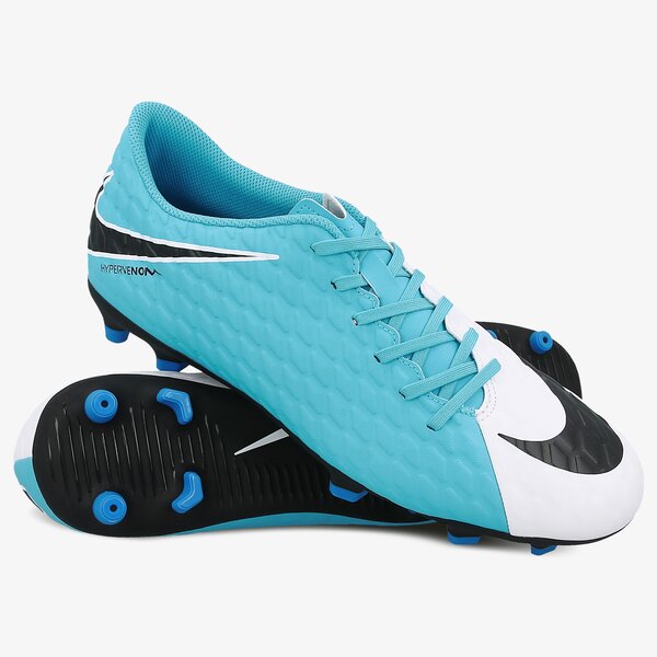 Buty piłkarskie męskie NIKE HYPERVENOM PHADE III FG 852547-104 kolor niebieski