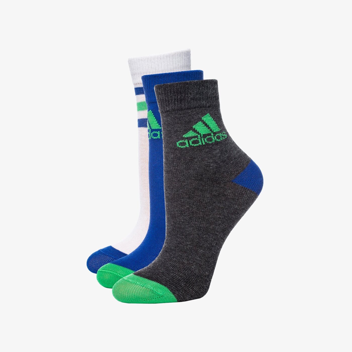 Skarpetki damskie ADIDAS SKARPETY LK ANKLE S 3PP dj2271 kolor zielony