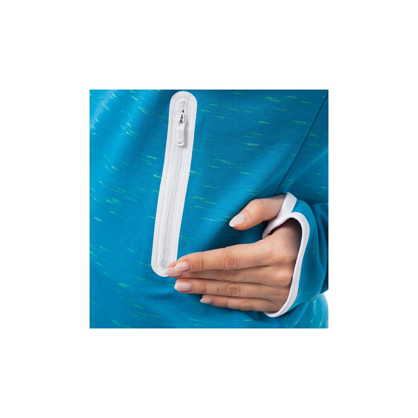 Bluza damska NIKE BLUZA TECH FLEECE HOODIE 642663413 kolor niebieski