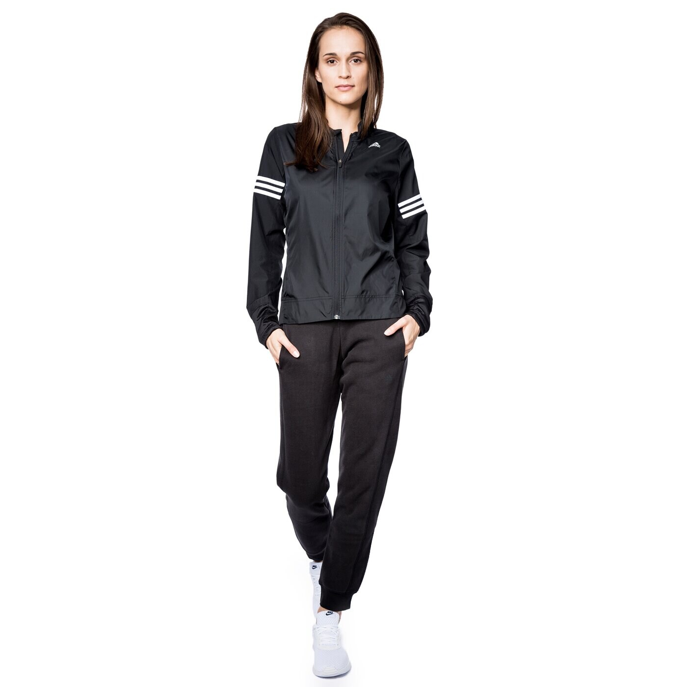 Spodnie dresowe damskie ADIDAS SPODNIE ESS BRUSH PANT aj4558 kolor czarny