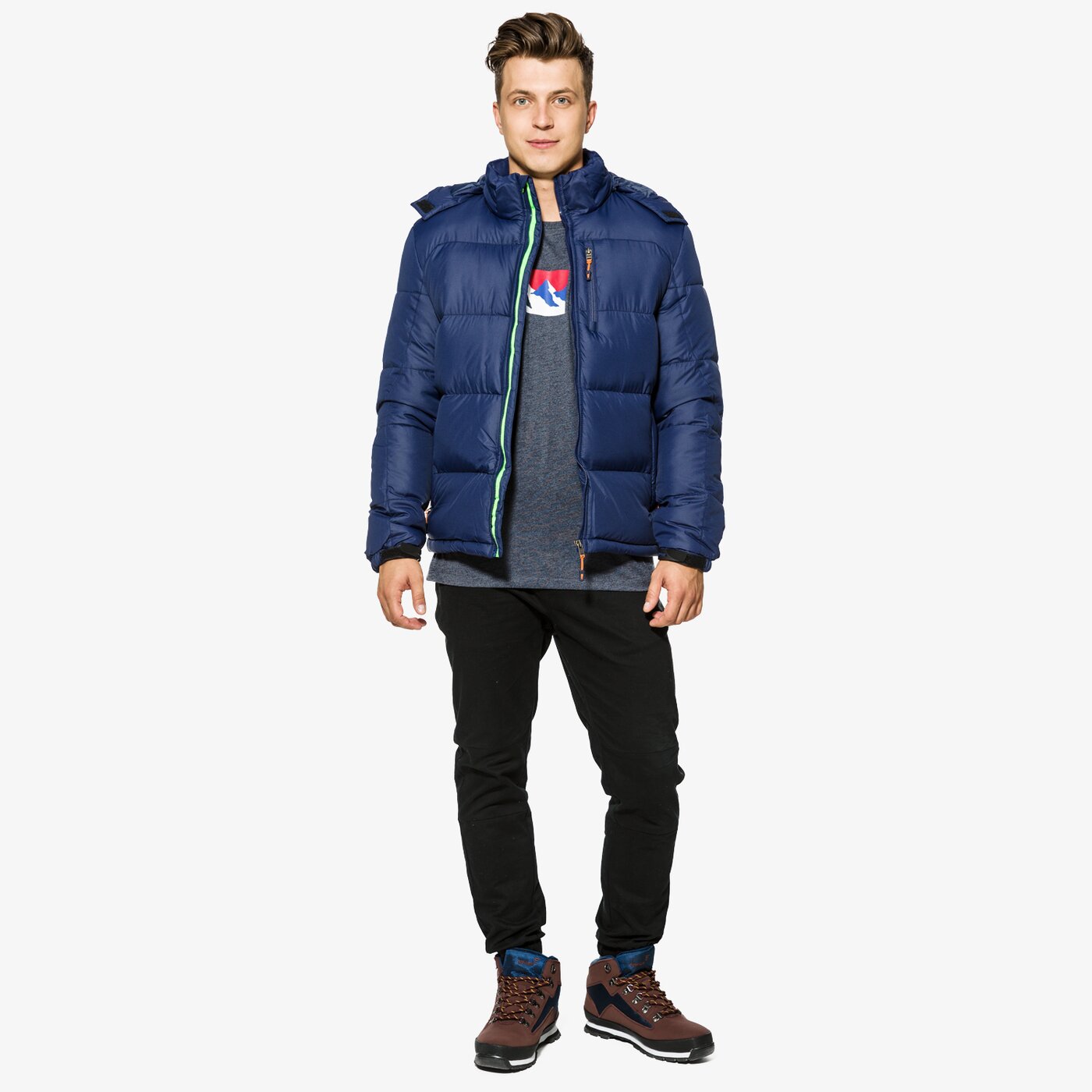 Kurtka zimowa męska FEEWEAR KURTKA POLO fwp37kum03001 kolor granatowy