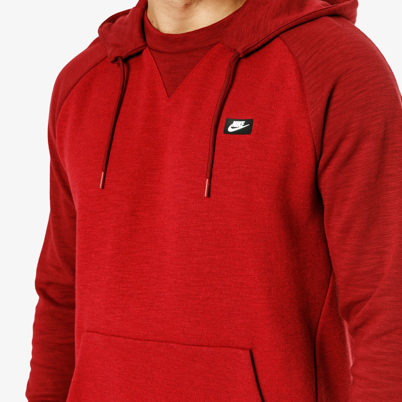 Bluza męska NIKE BLUZA M NSW OPTIC HOODIE PO 930377-677 kolor czerwony