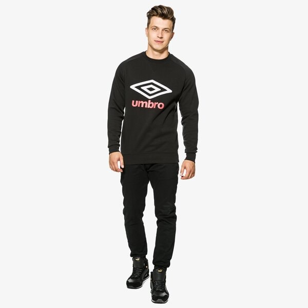 Bluza męska UMBRO BLUZA CREW NECK FLEECE 64552udra kolor czarny
