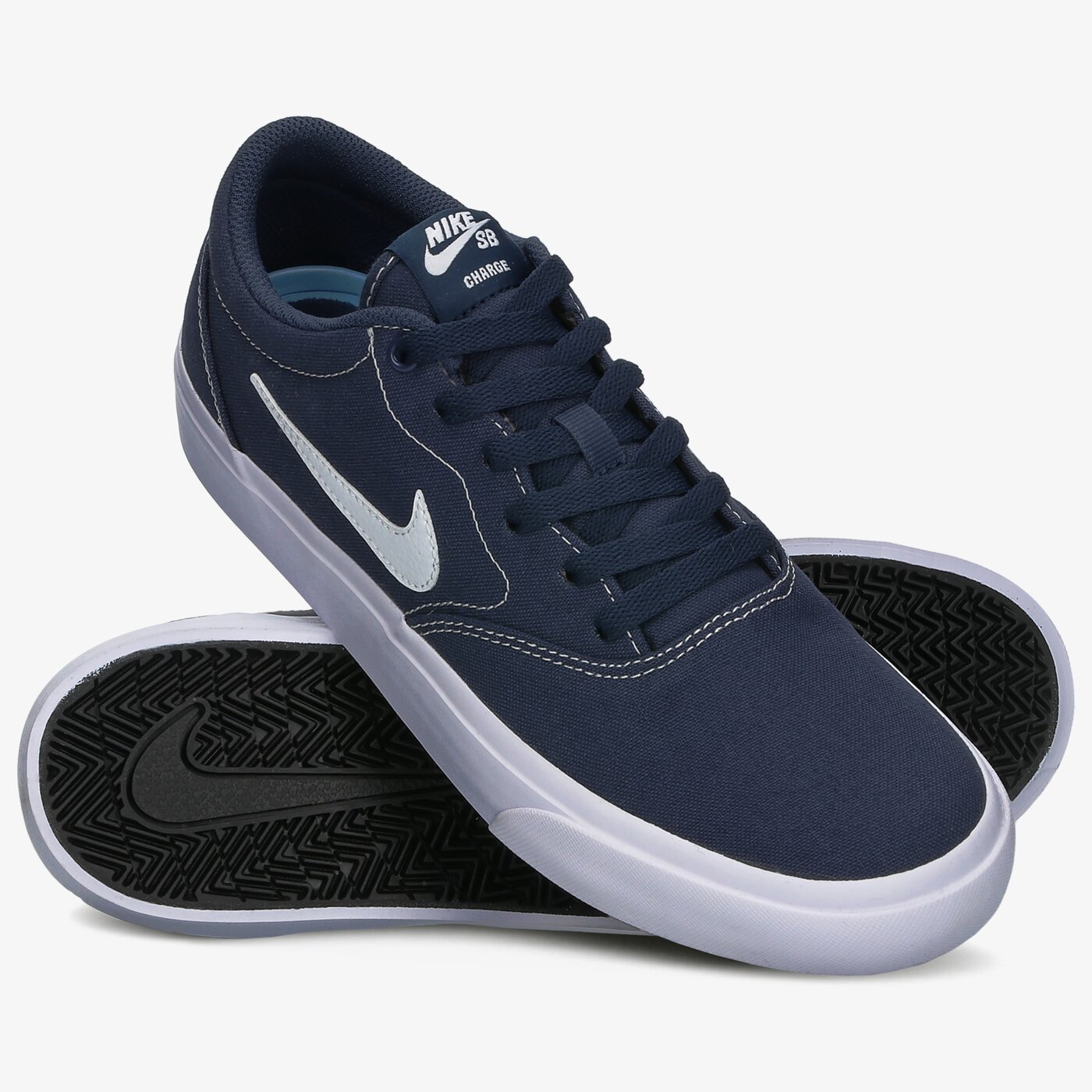 Buty sportowe męskie NIKE SB CHARGE SOLARSOFT TEXTILE cd6279-402 kolor granatowy