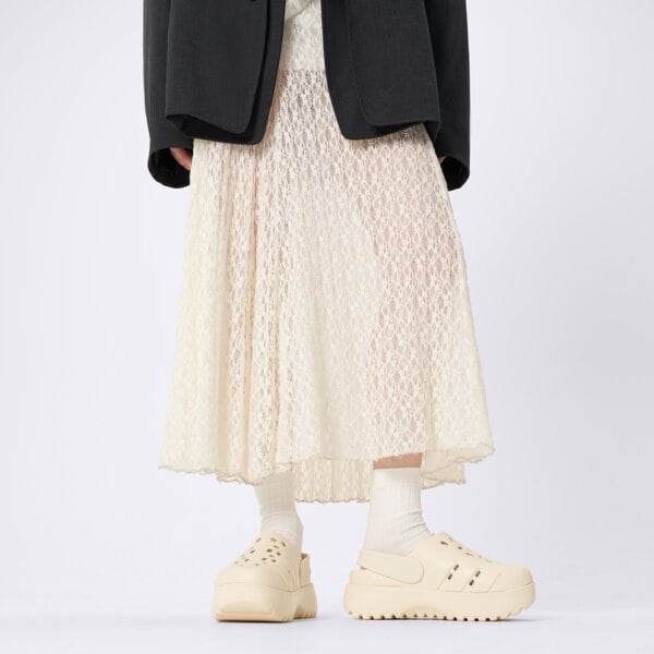 Sandały damskie ADIDAS ADILETTE CLOG PLATFORM jp7159 kolor beżowy