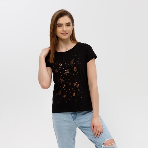 Koszulka damska UP8 T-SHIRT AMAYA up320tsd24001 kolor czarny