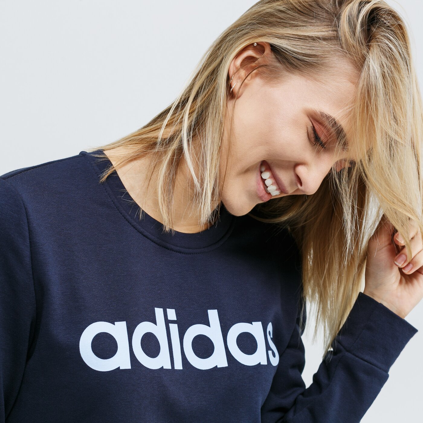 Bluza damska ADIDAS BLUZA W E LIN ei0678 kolor granatowy