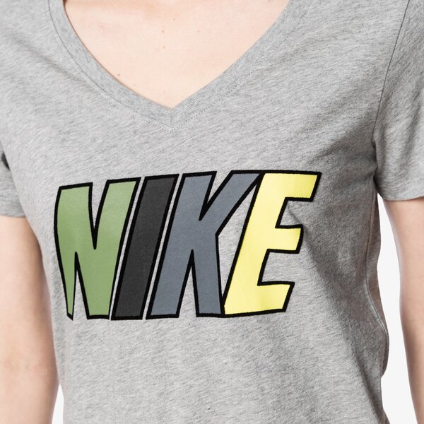 Koszulka damska NIKE T-SHIRT FLAVOR BURST 834775063 kolor szary