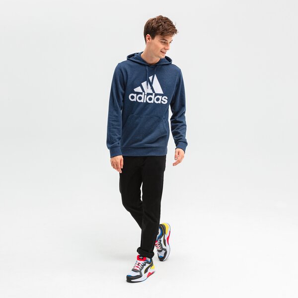 Bluza męska ADIDAS BLUZA M BL FT HD gm6965 kolor granatowy