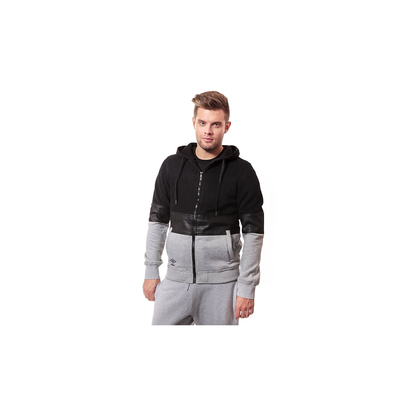 Bluza męska UMBRO BLUZA RENO ul34blm03001 kolor czarny