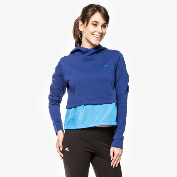 Bluza damska NIKE BLUZA ADVANCE 15 FLEECE HOODY 725718455 kolor granatowy