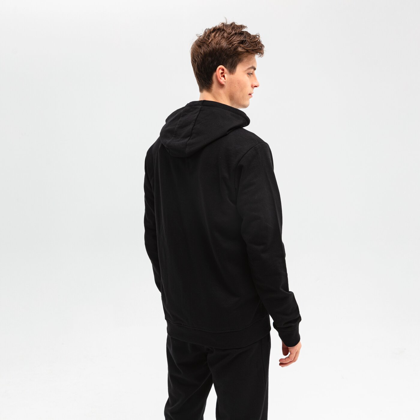 Bluza męska UMBRO BLUZA ROZPINANA Z KAPTUREM UMBRO GALLO II ul321blm90001 kolor czarny