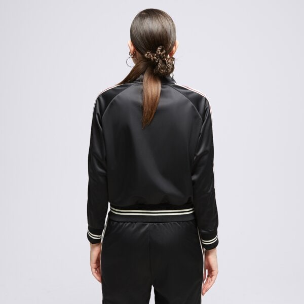 Bluza damska FILA BLUZA Z KAPTUREM STRIPE PLY JKT BK/PK koablk kolor czarny