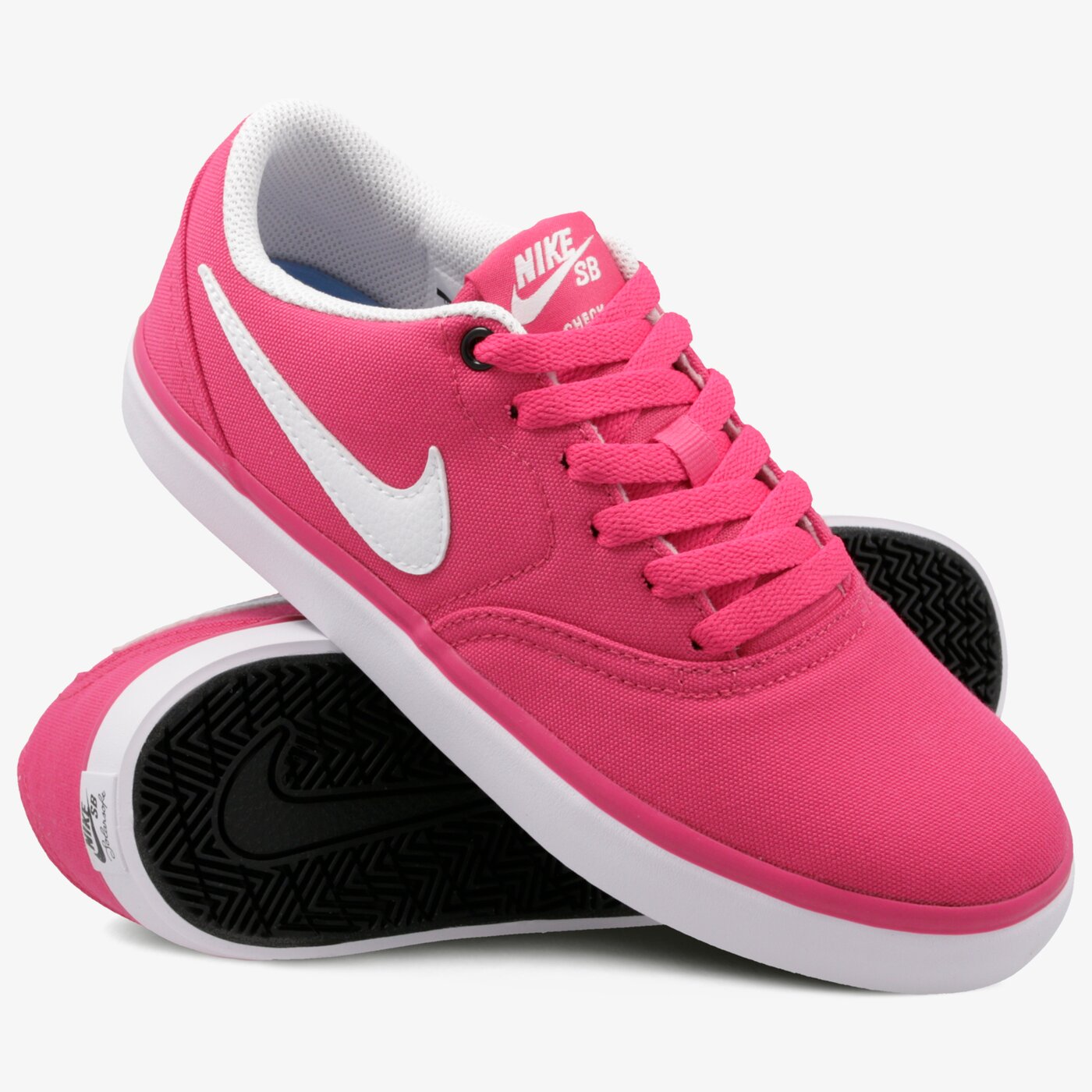 Buty sportowe damskie NIKE WMNS SB CHECK SOLAR CNVS 921463-601 kolor różowy