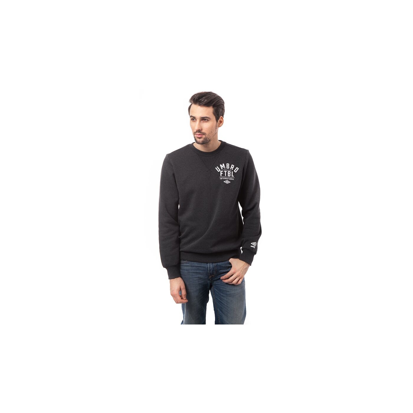 Bluza męska UMBRO BLUZA GRAPHIC CREW SWEAT 62937u1ap kolor czarny