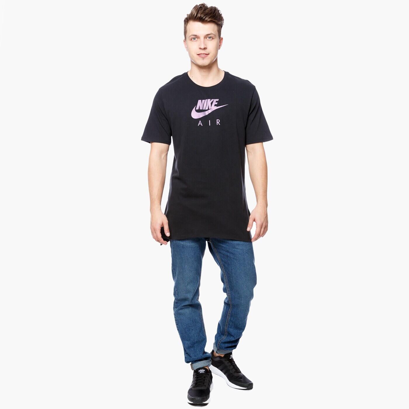 Koszulka męska NIKE T-SHIRT SS M NSW AIR HRTG 847521010 kolor czarny