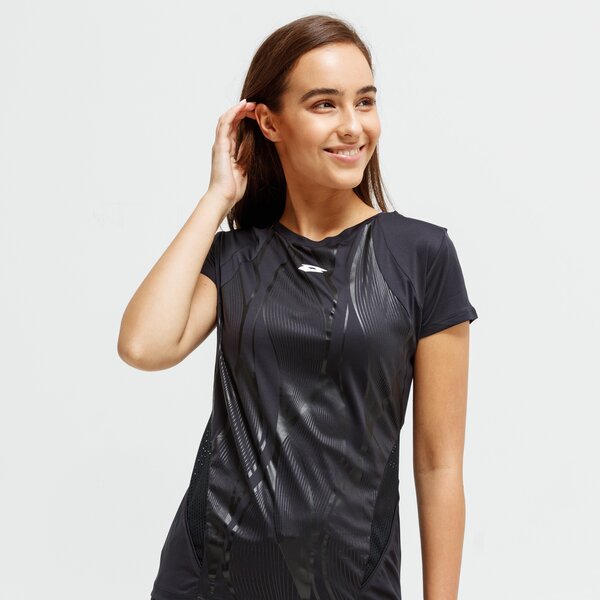 Koszulka damska LOTTO T-SHIRT VABENE W IV PRT3 PL 215477-1cl kolor czarny