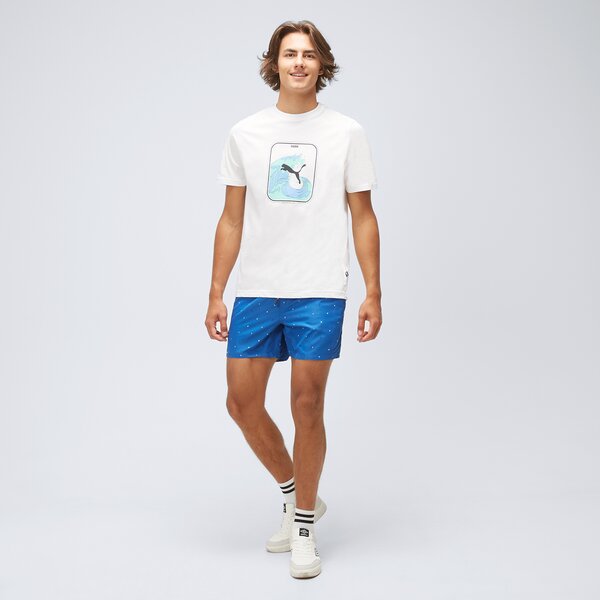Koszulka męska PUMA T-SHIRT GRAPHICS WAVE 67448302 kolor biały